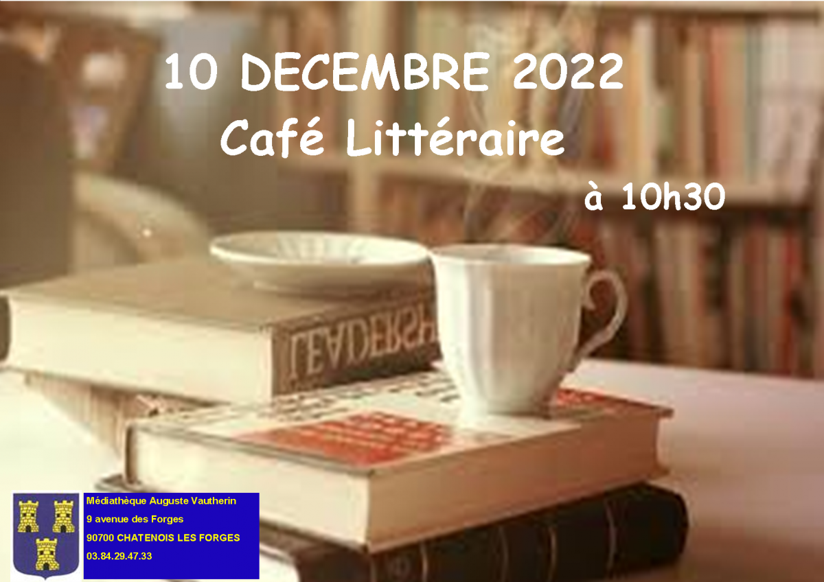 MEDIATHEQUE : CAFE LITTERAIRE
