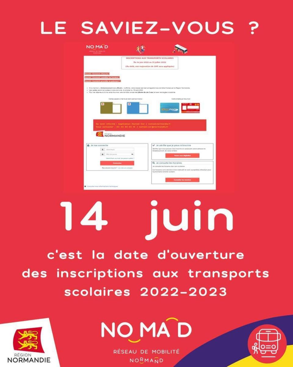 TRANSPORTS SCOLAIRES // RENTREE 2022]