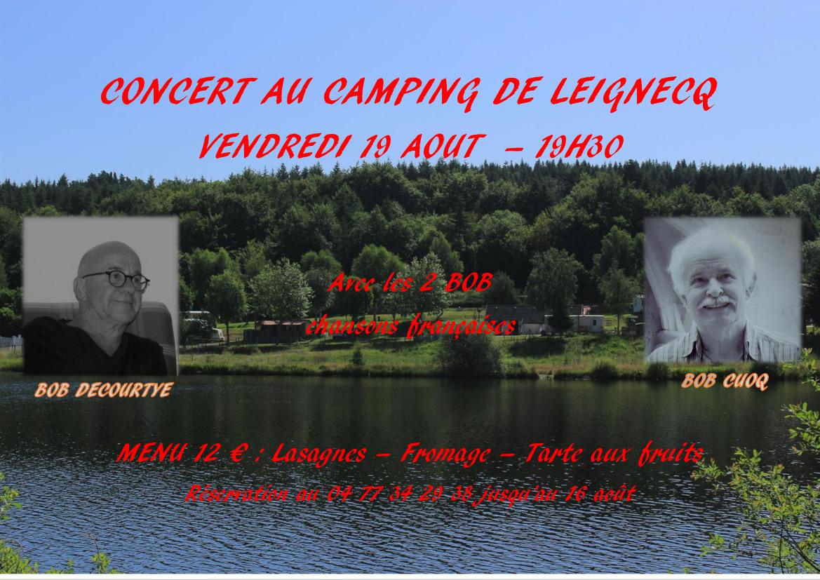 19 août : concert au camping de Leignecq