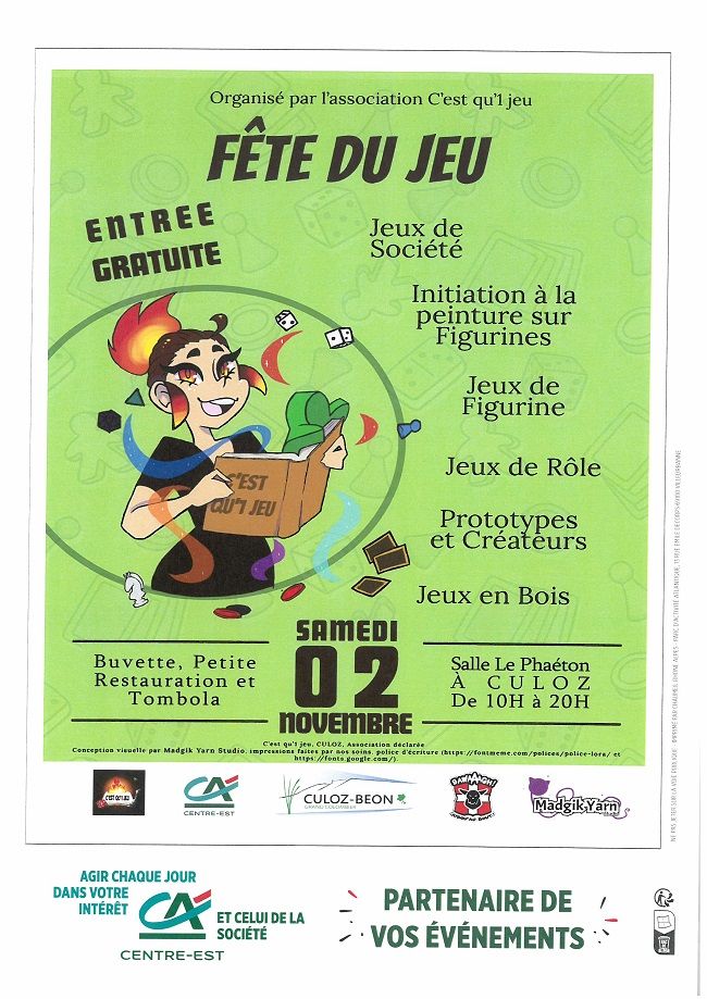 Fête du jeu - C'est qu'1 Jeu 2 novembre