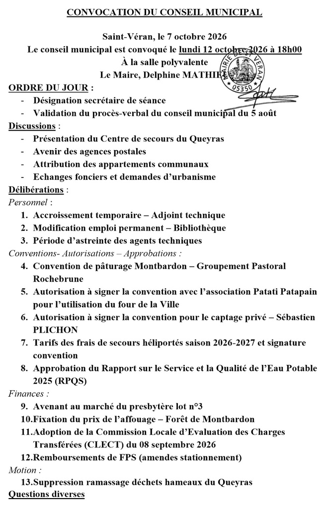 convocation-conseil-municipal-saint-veran-12-10-2026