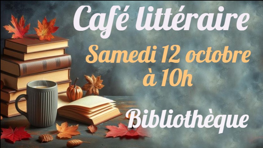 Café littéraire Bibliothèque de Rognonas