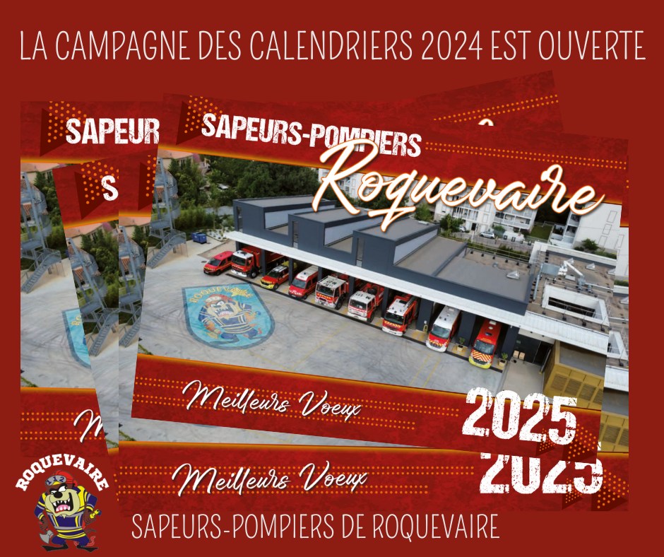 LE CALENDRIER DES POMPIERS DE ROQUEVAIRE