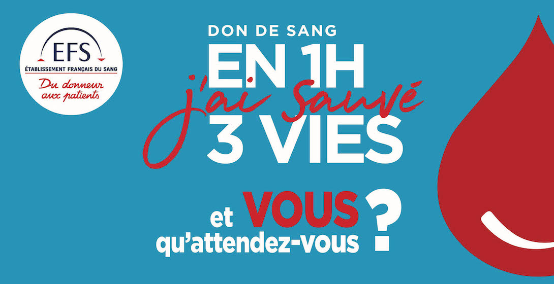 Partagez votre pouvoir, donnez votre sang !