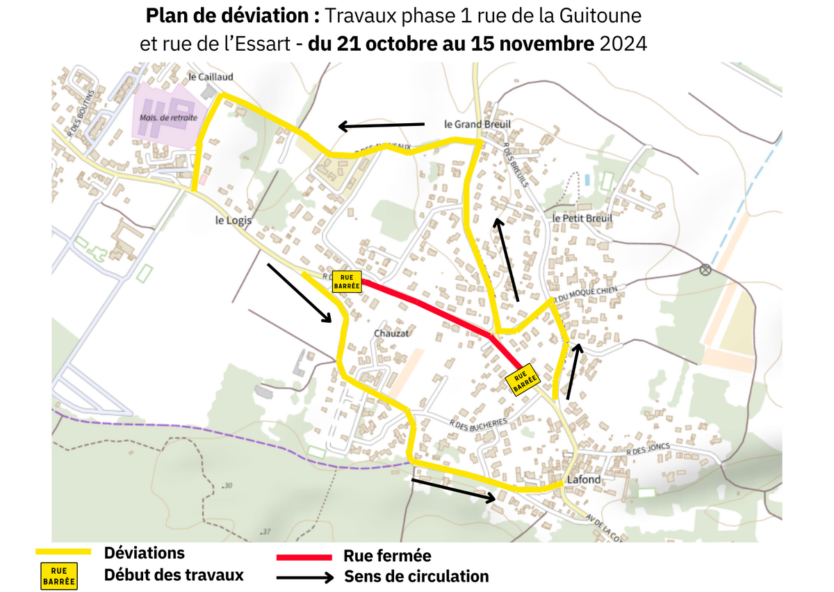 ⚠ Infos Travaux - Route Départementale 145