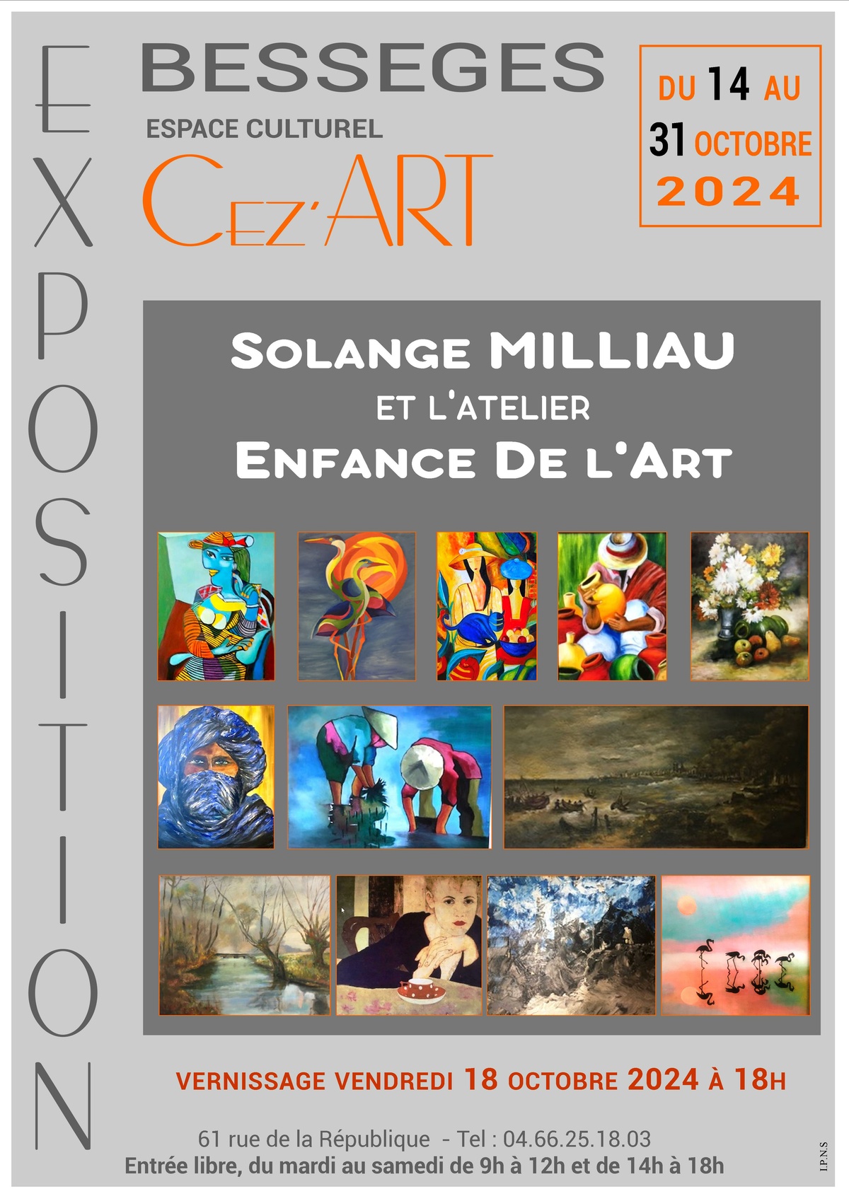 Exposition : atelier Enfance De l'Art