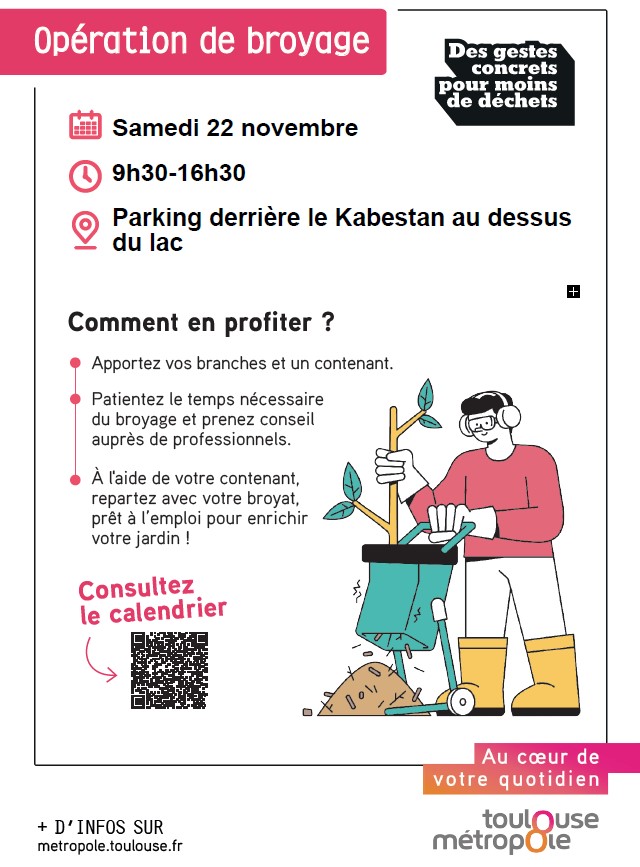 Opération broyages déchets verts