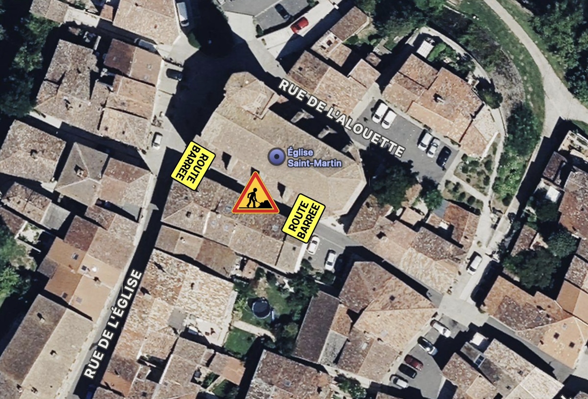 Travaux rue Del Pech