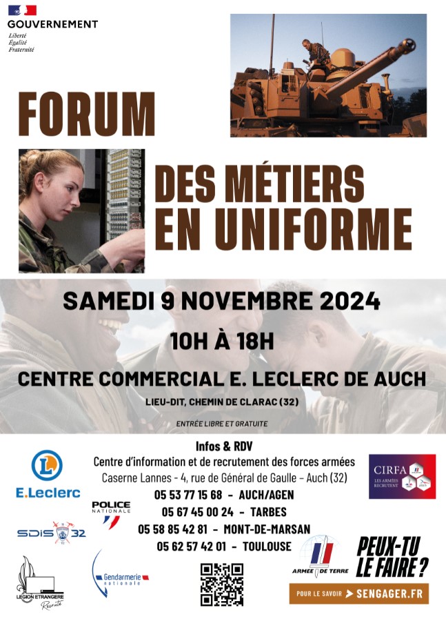 Forum des métiers en uniforme