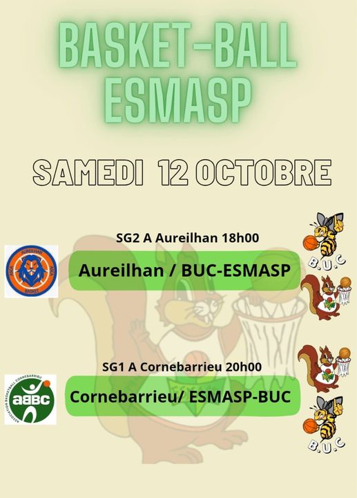 Basket, samedi 12 octobre