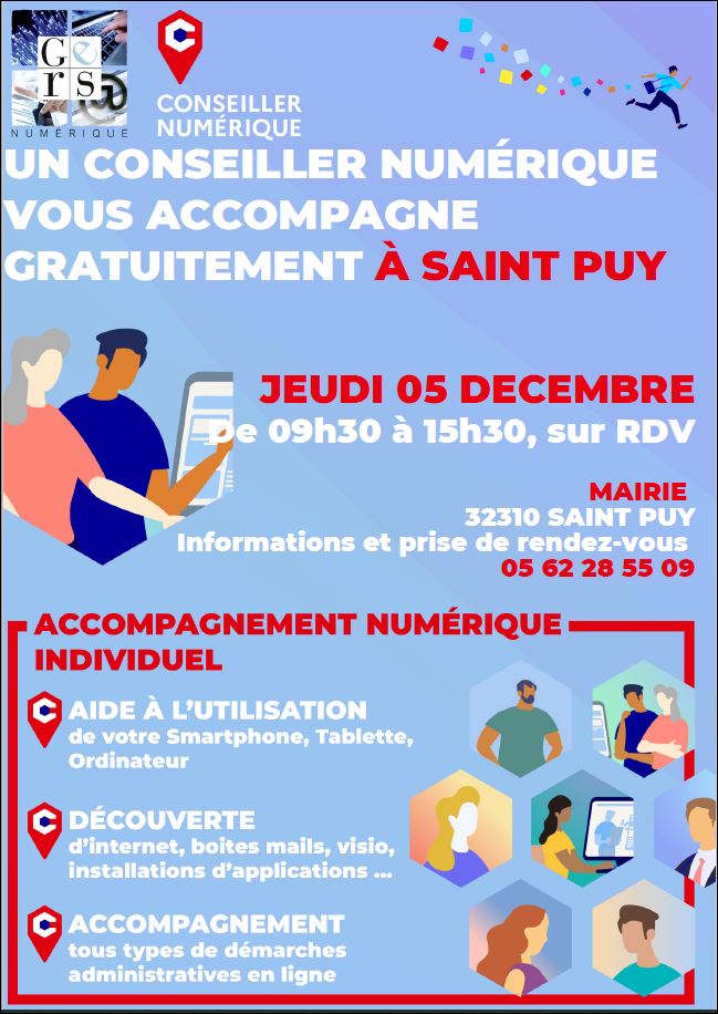 Un conseiller numérique vous accompagne gratuitement