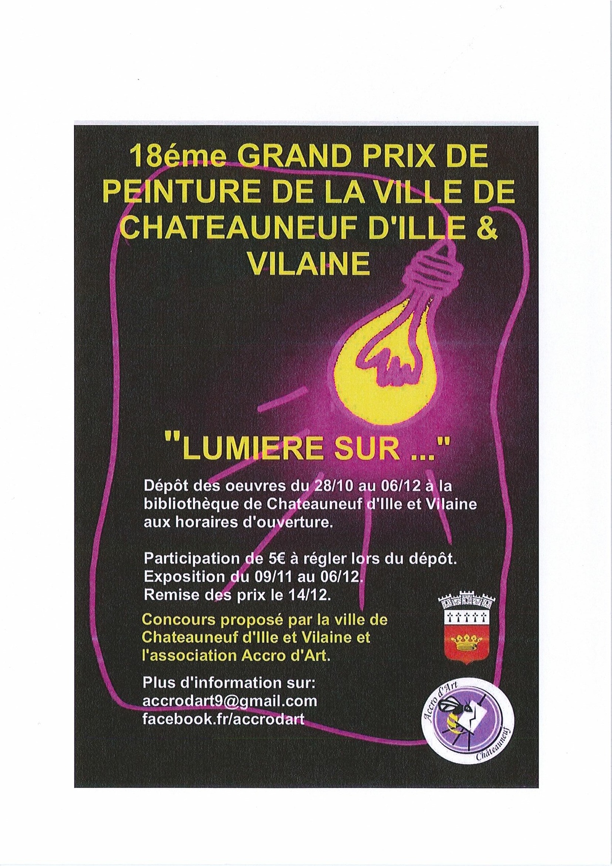 18ème Grand Prix de Peinture à Chateauneuf !