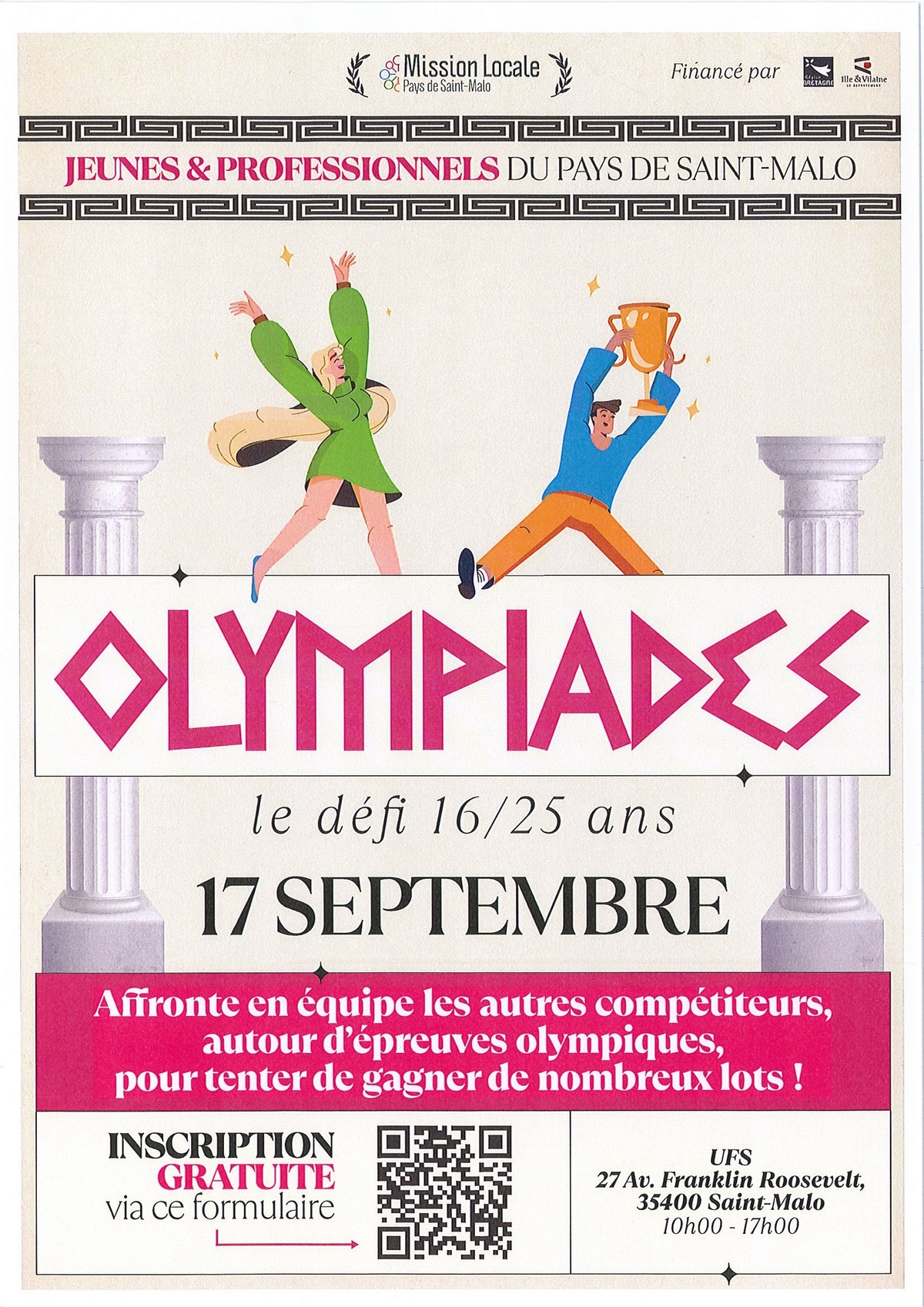 Les OLYMPIADES avec La Mission Locale de Saint Malo  !!! (1/1)