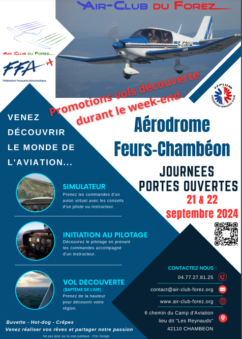 JOURNEE PORTE OUVERT AIR CLUB DU FOREZ