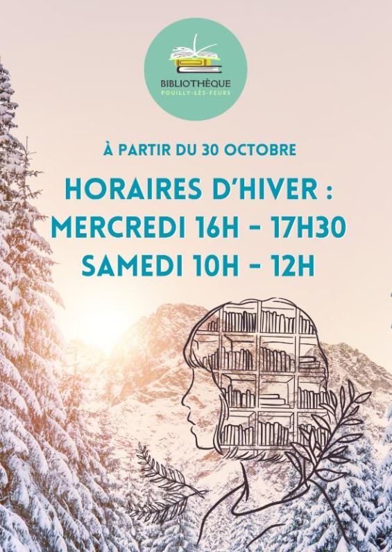 Horaires bibliothèque 📚