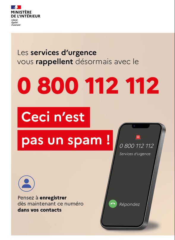 0800 112 112: Ceci n'est pas un spam!