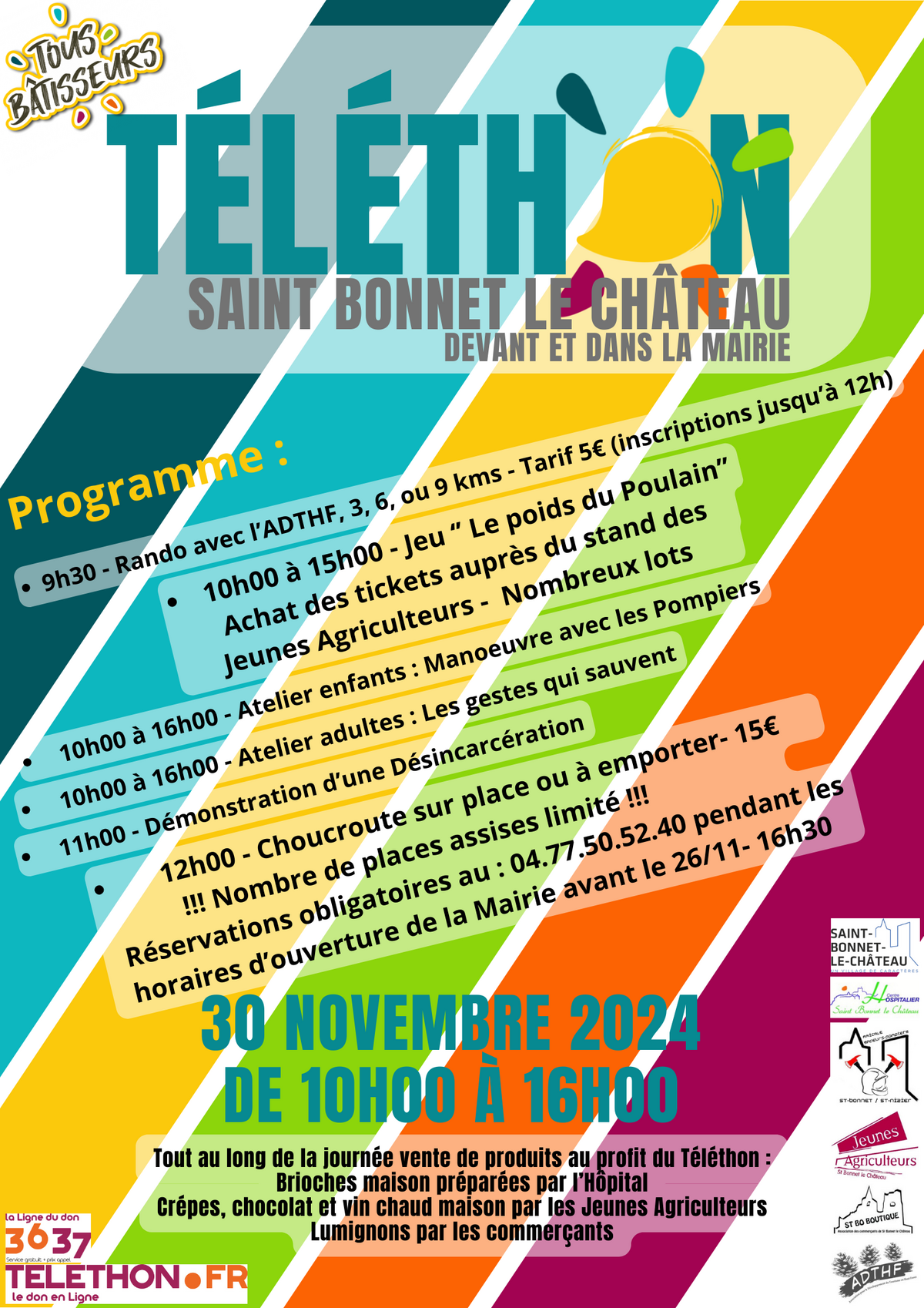 ANIMATIONS TÉLÉTHON 2024