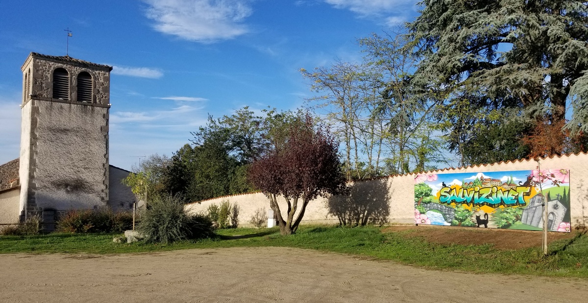 🖍Une fresque à la salle des fêtes