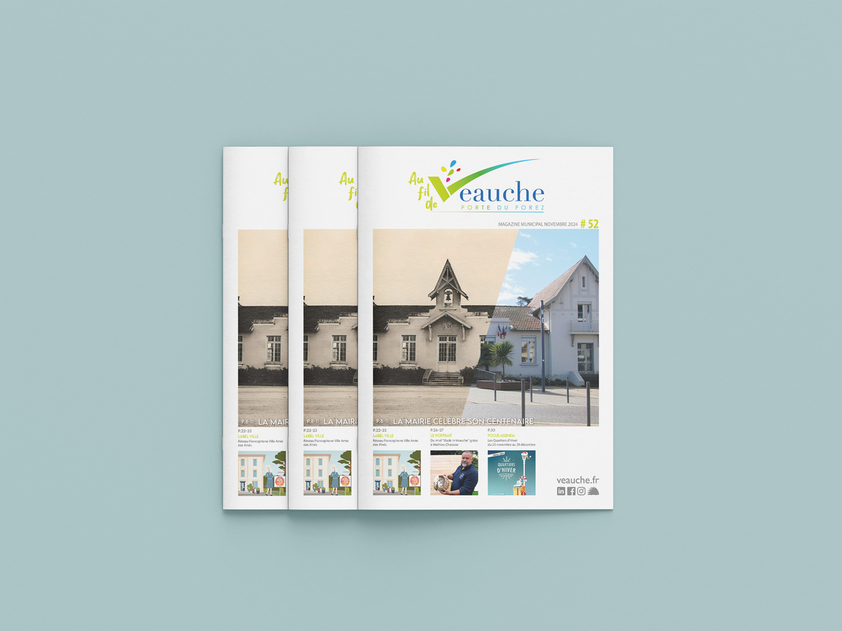 📬 Le dernier magazine « Au fil de Veauche » est disponible