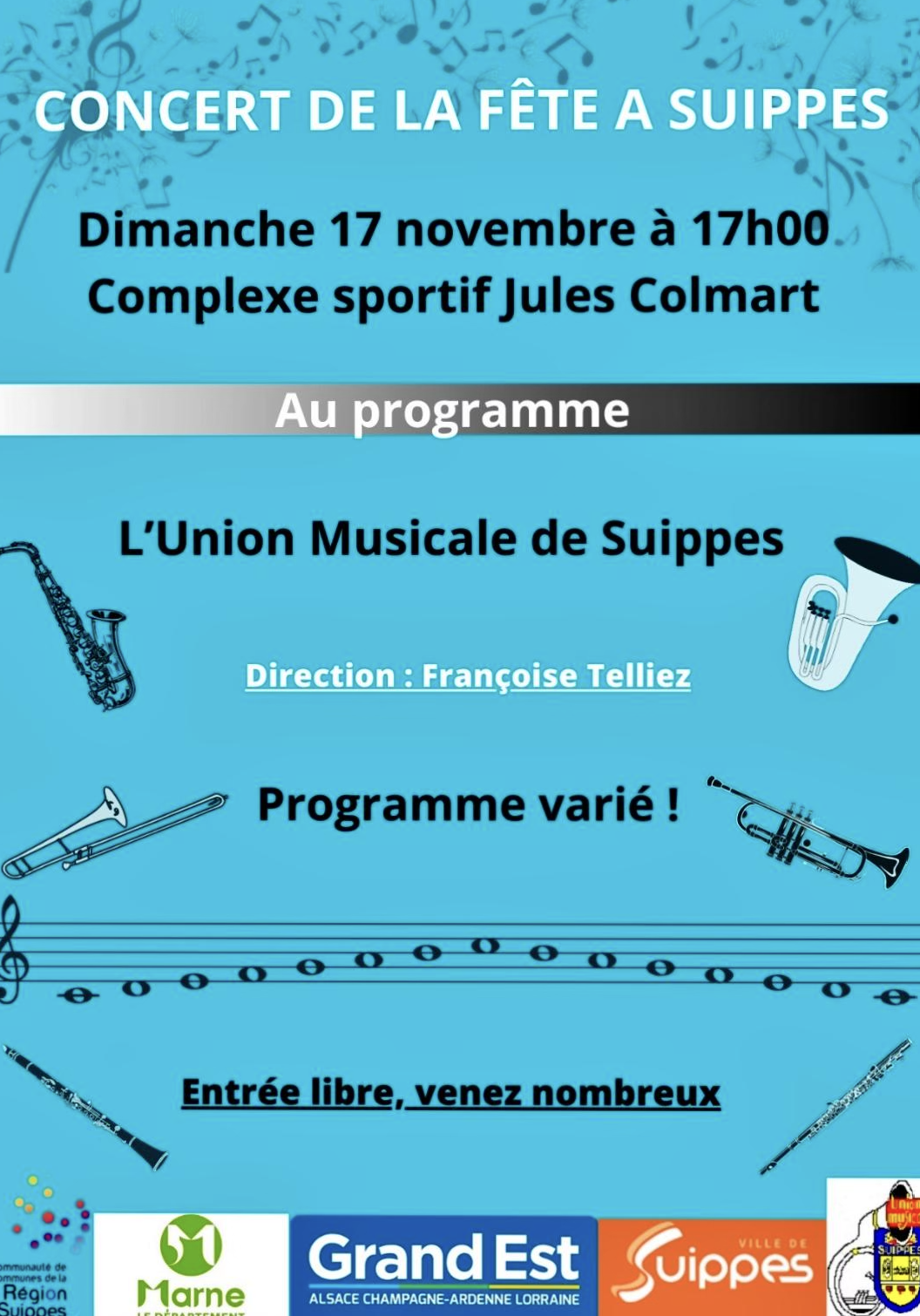 Concert de la fête à Suippes