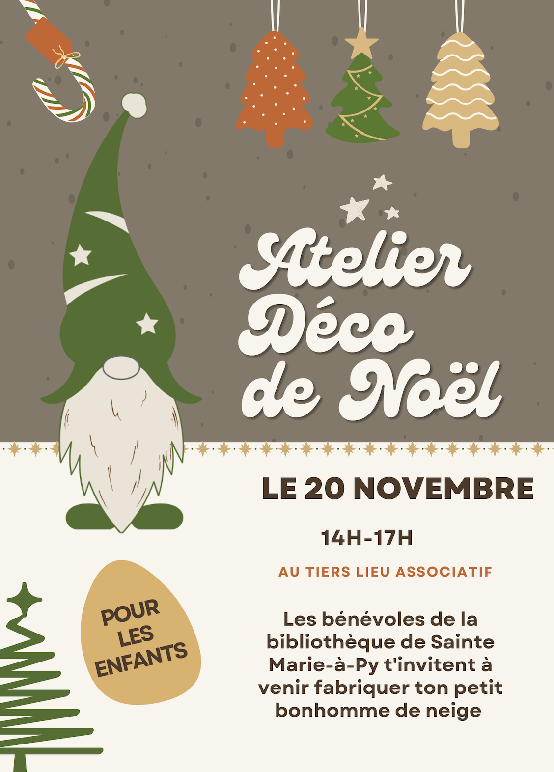 Atelier déco de Noël