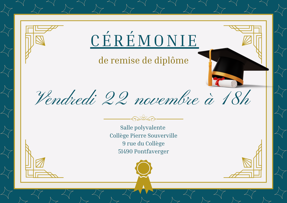 Collège Souverville : Remise diplôme DNB 22/11/2024