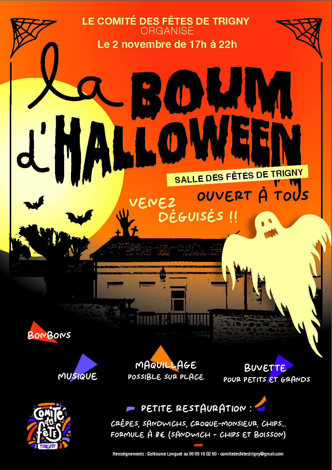 Boum d'Halloween le 2 novembre