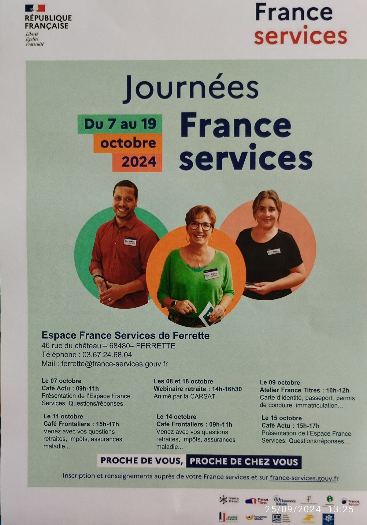 Journées France Service du 7 au 19 octobre