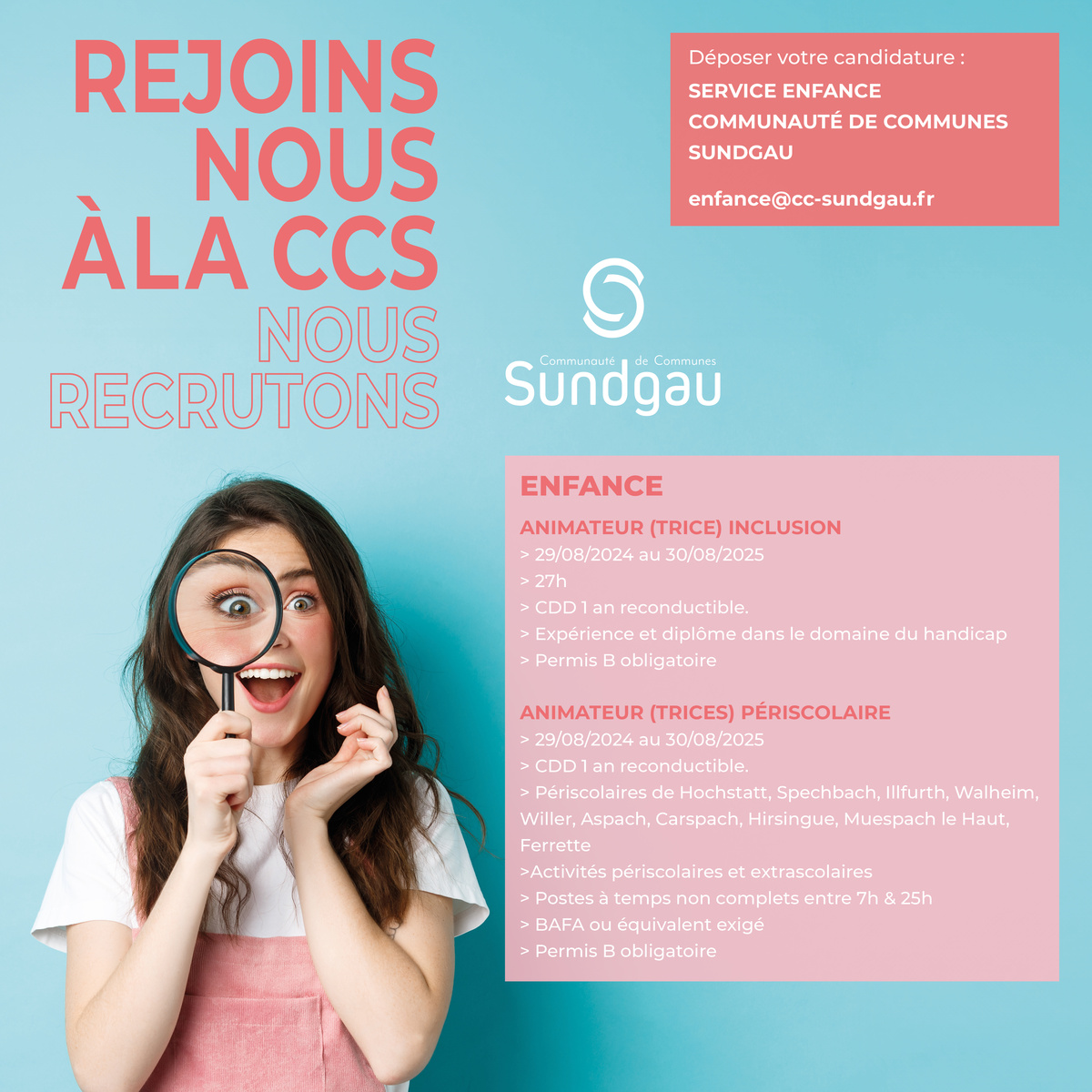 Offre Emploi ComCom du Sundgau