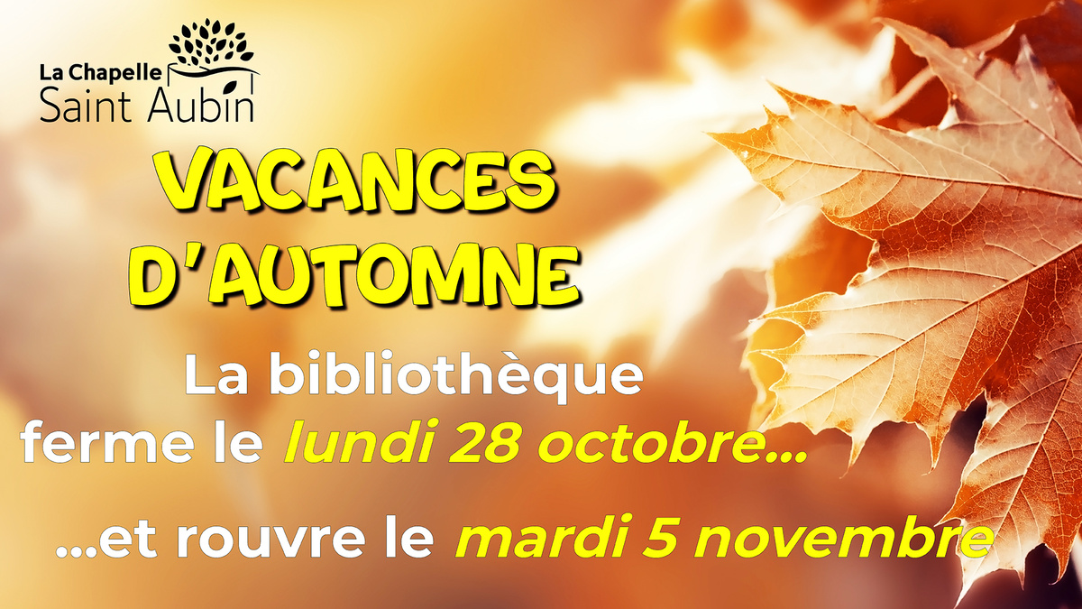 Bibliothèque Municipale - Vacances d'Automne