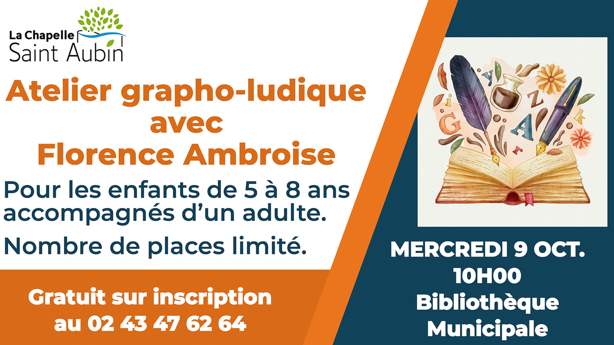 Atelier Grapho-ludique à la Bibliothèque