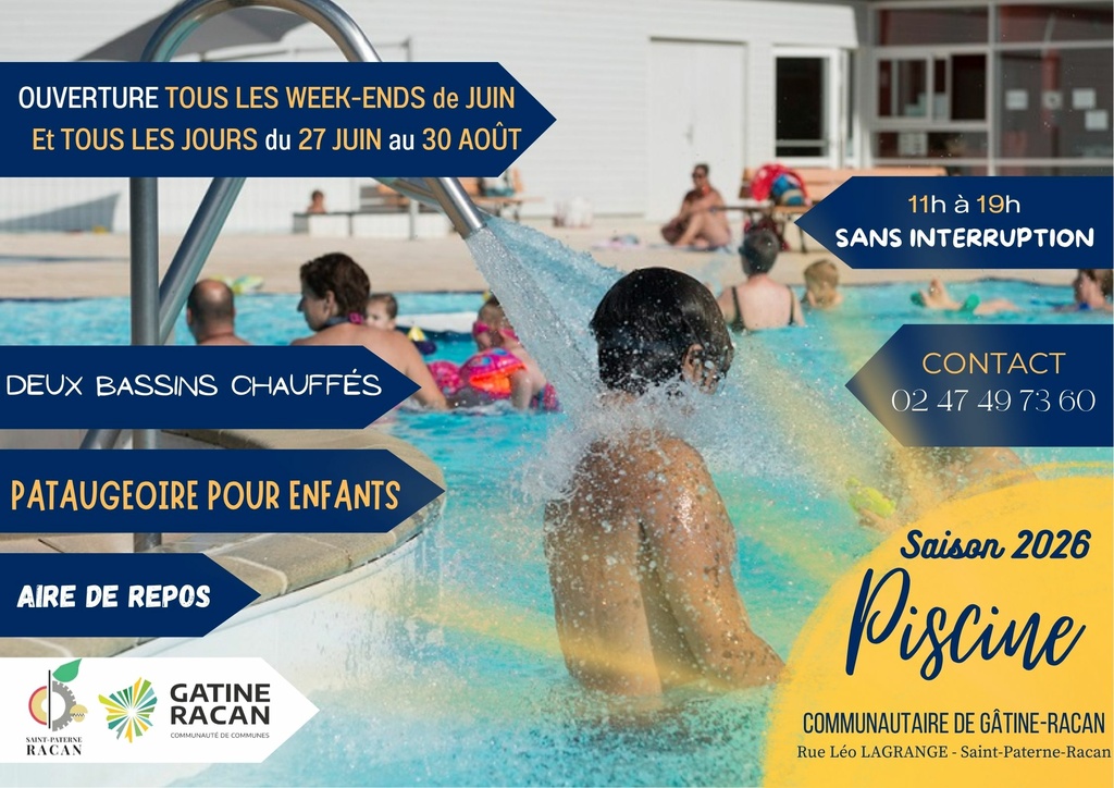 REOUVERTURE PISCINE ST PATERNE-RACAN