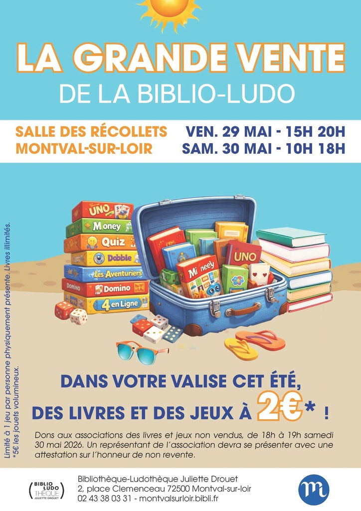 GRANDE VENTE BIBLIO-LUDO