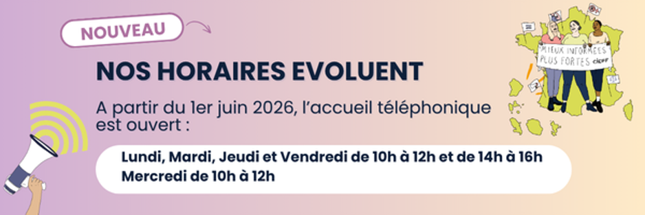 Permanence téléphonique - les horaires évoluent