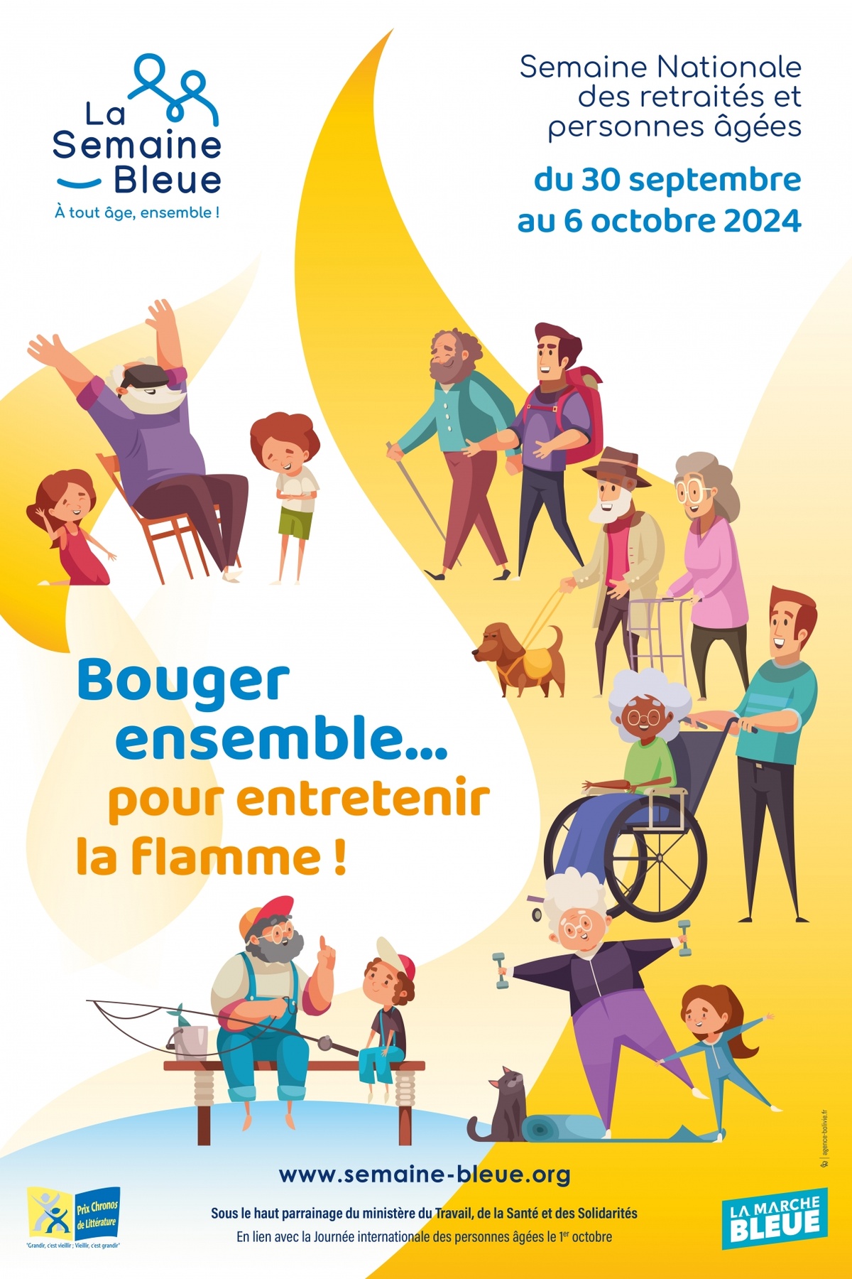 SEMAINE BLEUE : Bouger ensemble pour maintenir la flamme