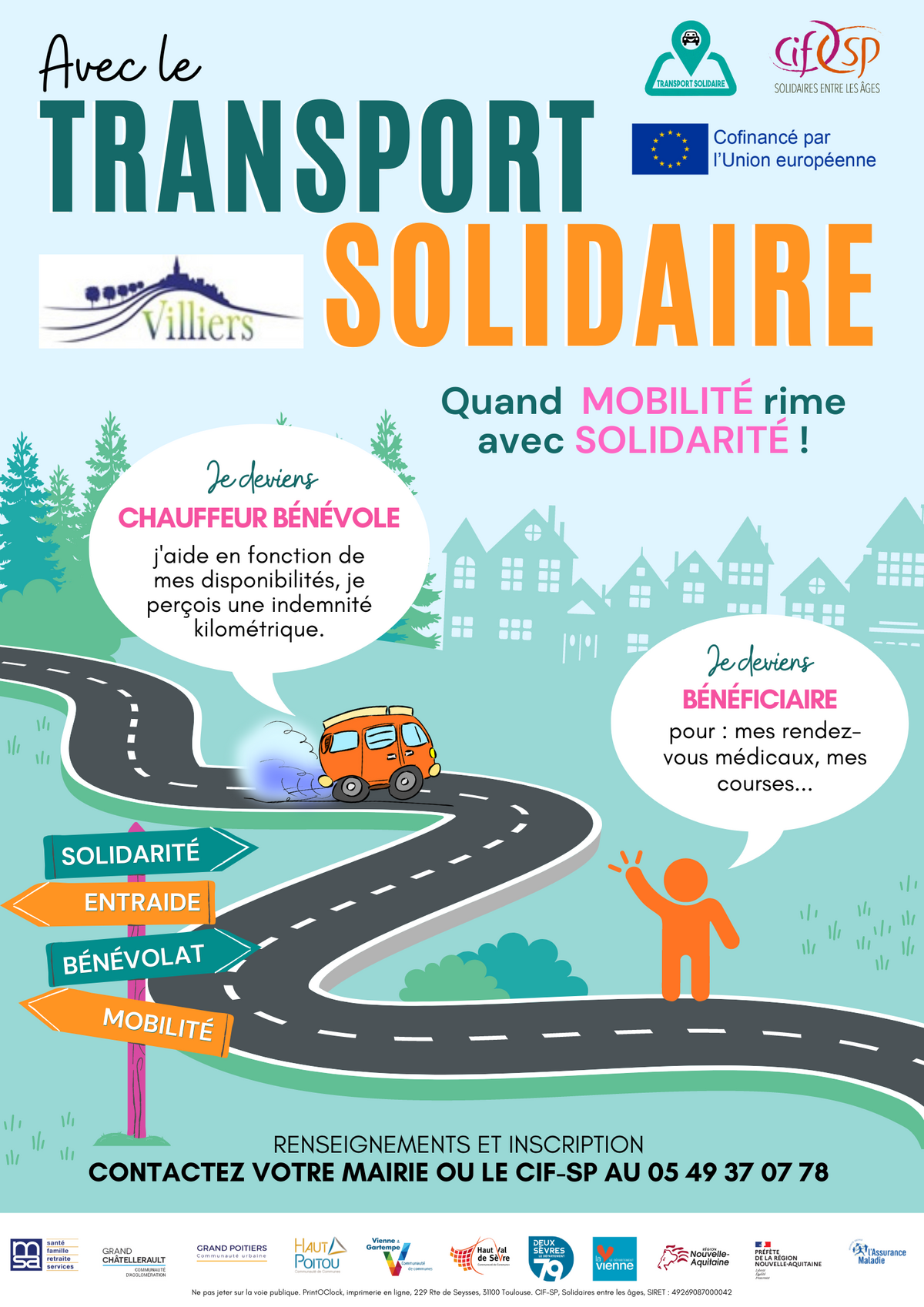 TRANSPORT SOLIDAIRE SUR VILLIERS