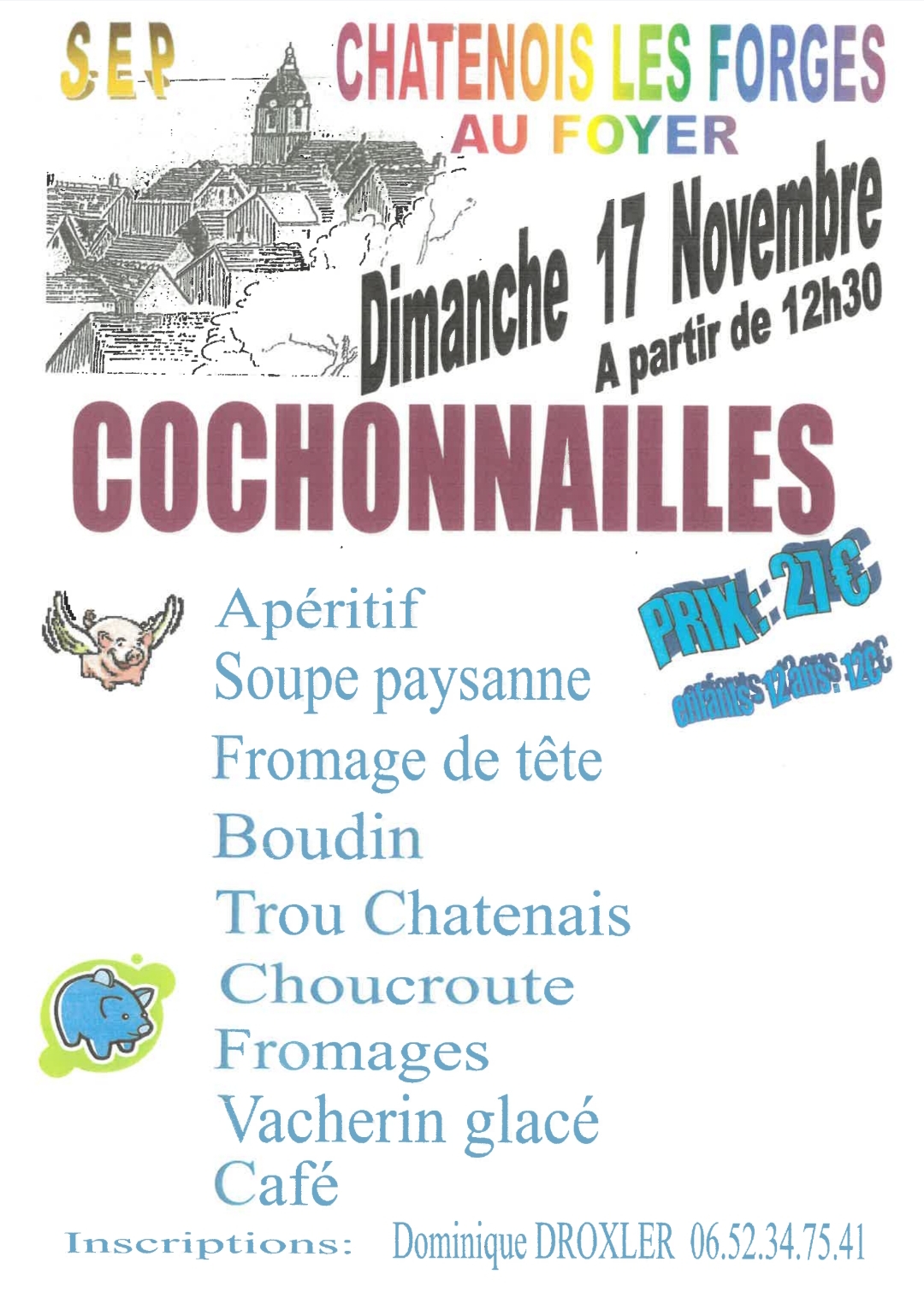 Cochonnailles de la SEP