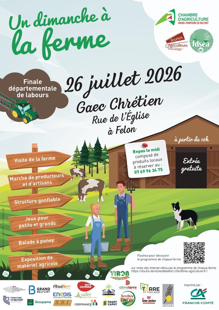 un dimanche à a ferme le 26 juillet gaec chretien à felon